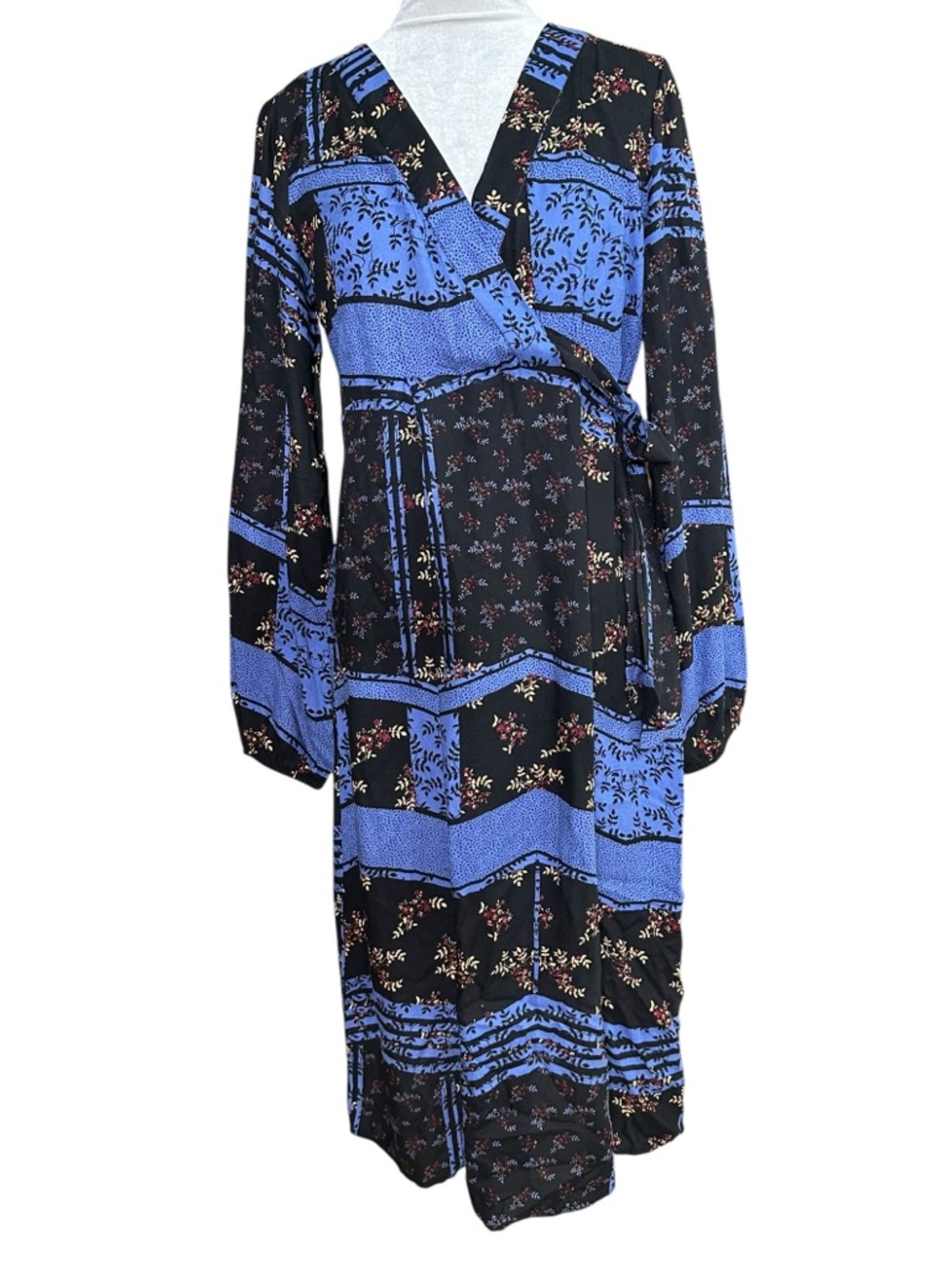 Mama Licious Floral Faux Wrap Maternity Dress. Size Small